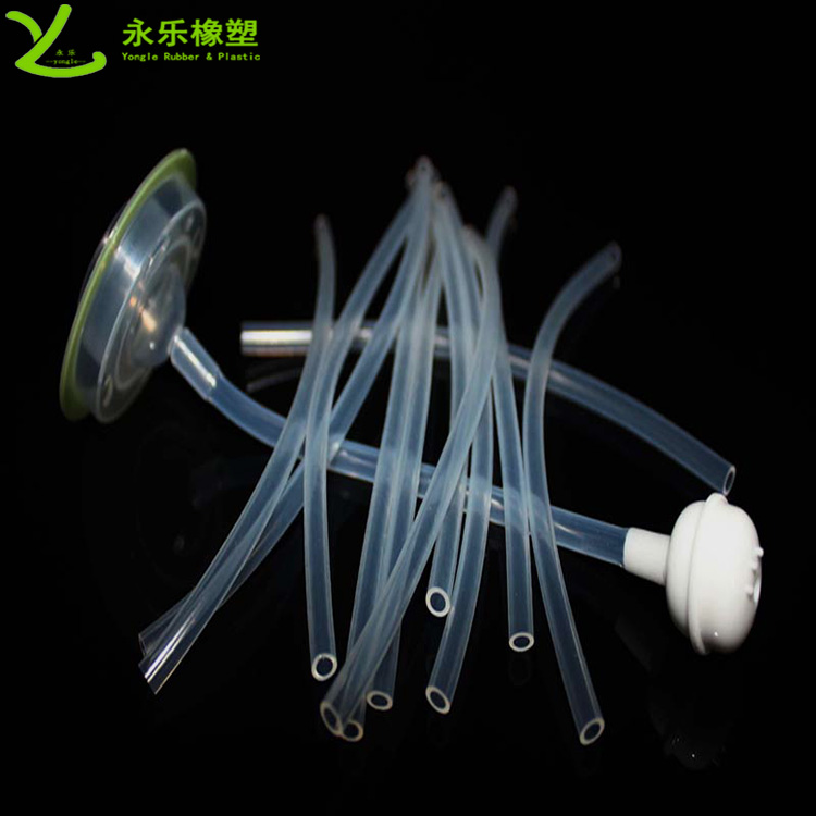 擠出奶瓶硅膠管，食品級(jí)透明奶瓶硅膠管，耐高溫硅膠管