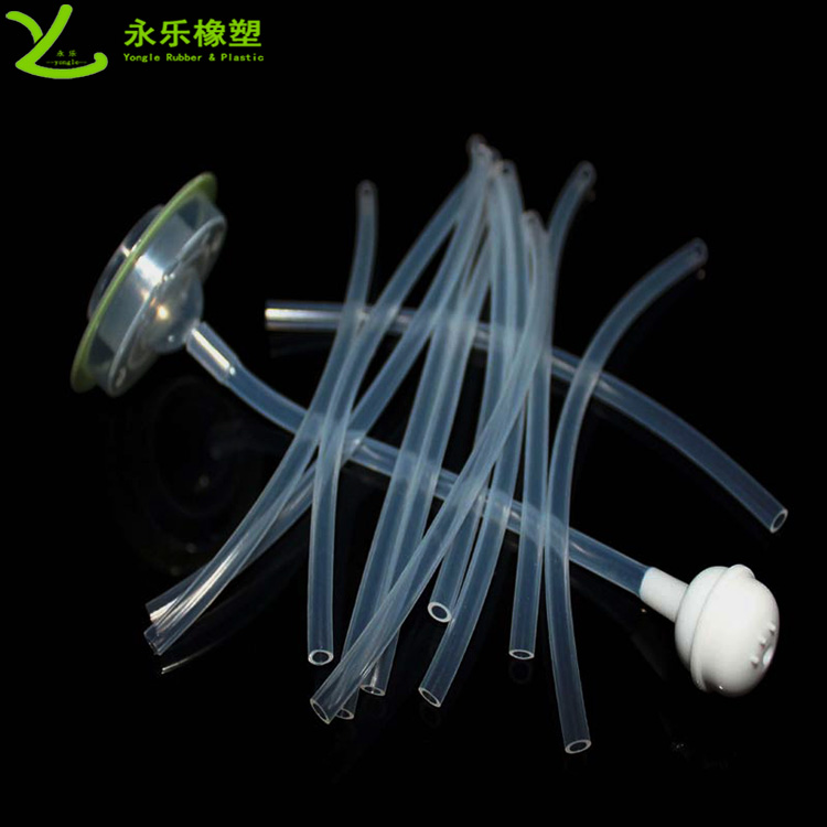 擠出奶瓶硅膠管，食品級(jí)透明奶瓶硅膠管，耐高溫硅膠管