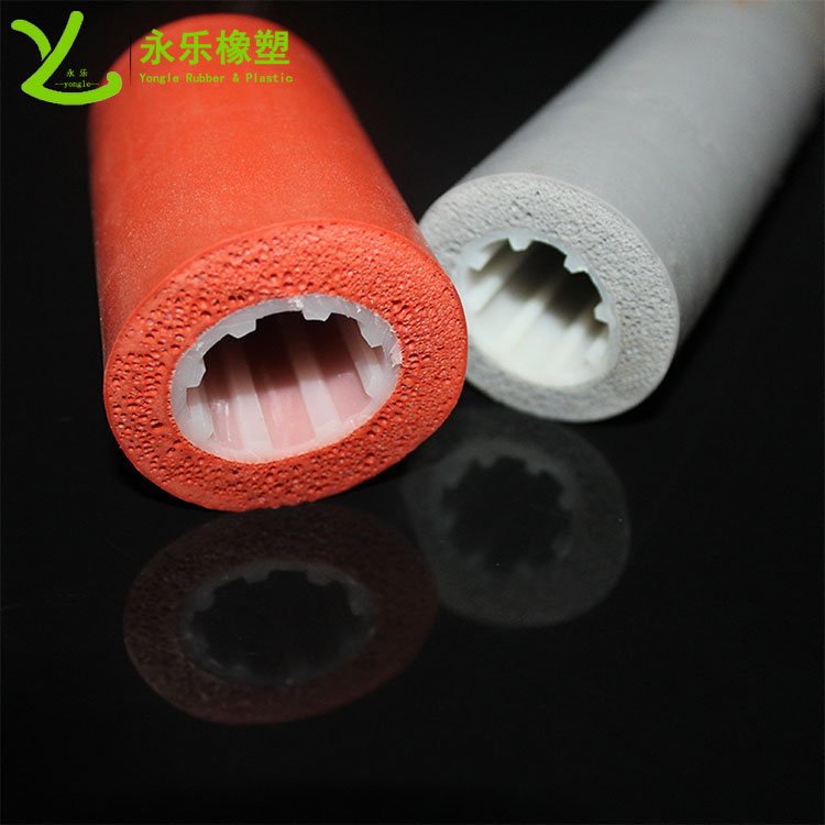 復(fù)合發(fā)泡硅膠管，耐高溫發(fā)泡硅膠管，保溫發(fā)泡硅膠管