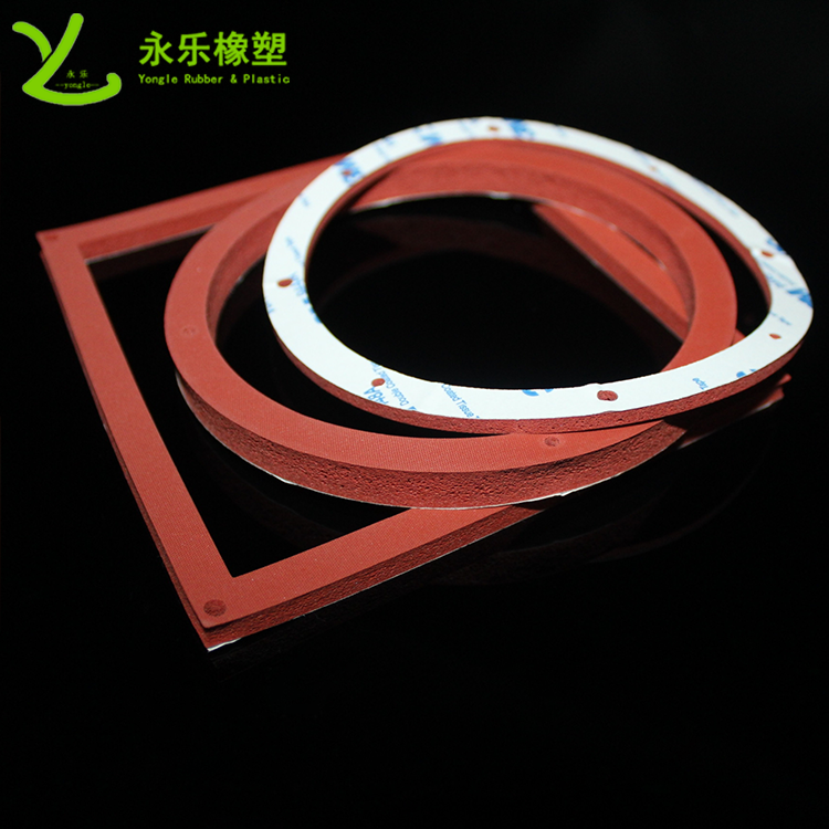 定制模壓發(fā)泡硅膠墊，無氣味模壓發(fā)泡硅膠墊，耐高溫模壓發(fā)泡硅膠墊